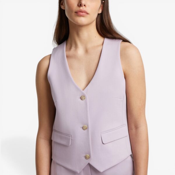 Beau Gilet Parker Misty Lilac