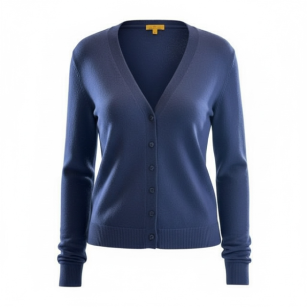 Yellow Label Basic Strickjacke