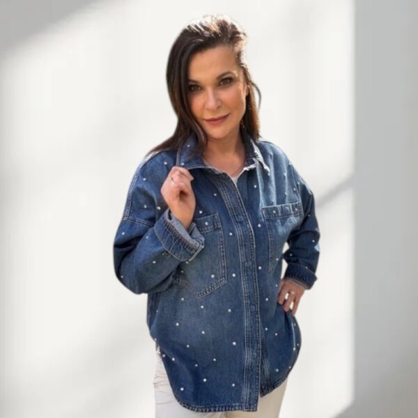 Mos Mosh Jeans-Hemdbluse