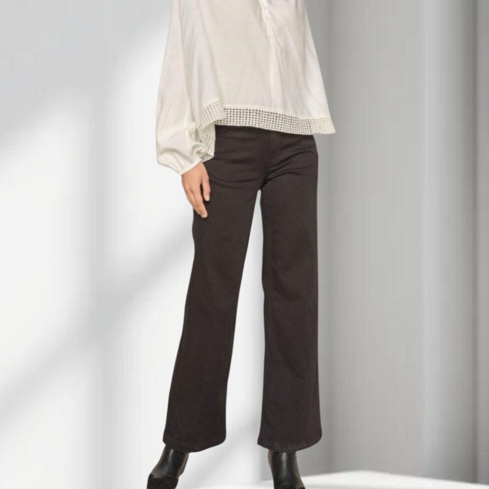 Mos Mosh Jeans Wide-Leg Black