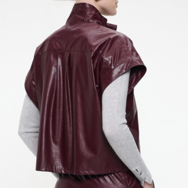 JS Eco Leather Bluse – Bild 5