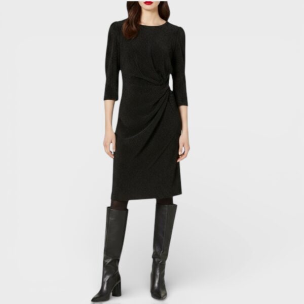 Catnoir Kleid mit Glitzergarn