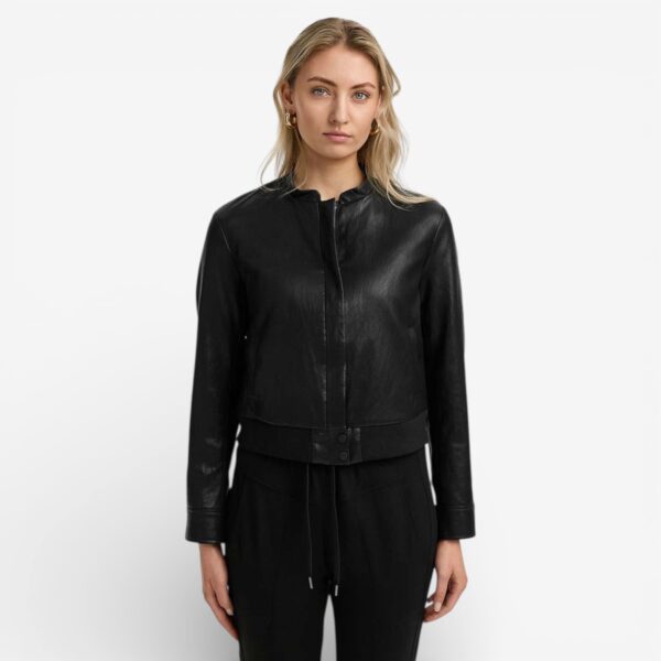 Catnoir Pilotenjacke in veganem Leder