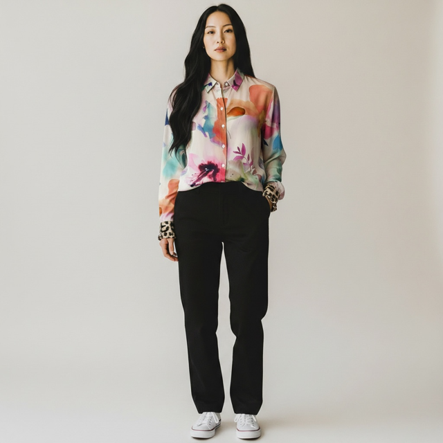 EMILY VAN DEN BERGH Hemdbluse – Bild 6