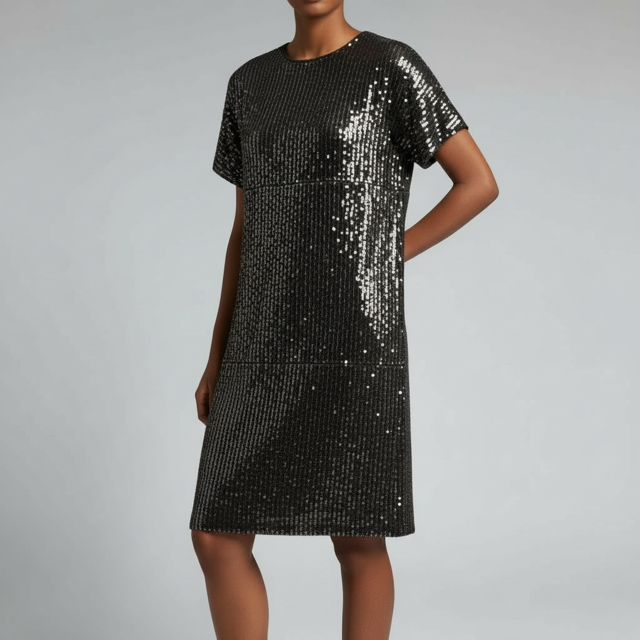 Blaumax Paillettenkleid – Bild 5