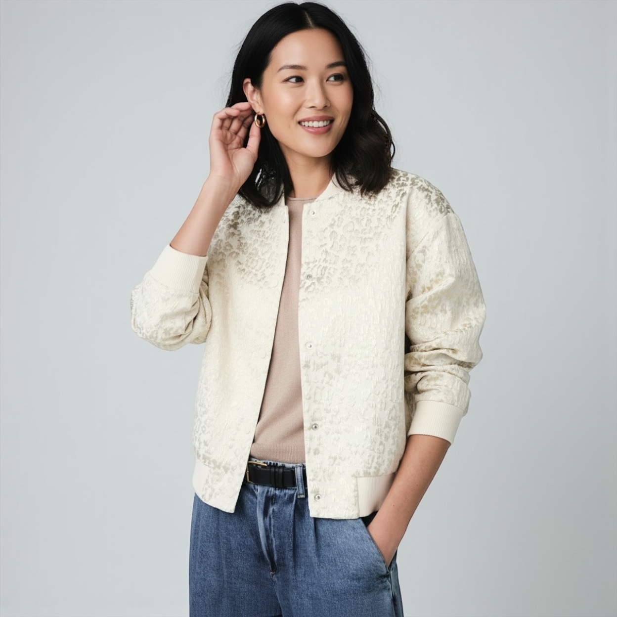 JS Jacquard Bomber