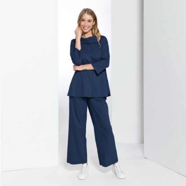 Vetono Bluse mit Kragen