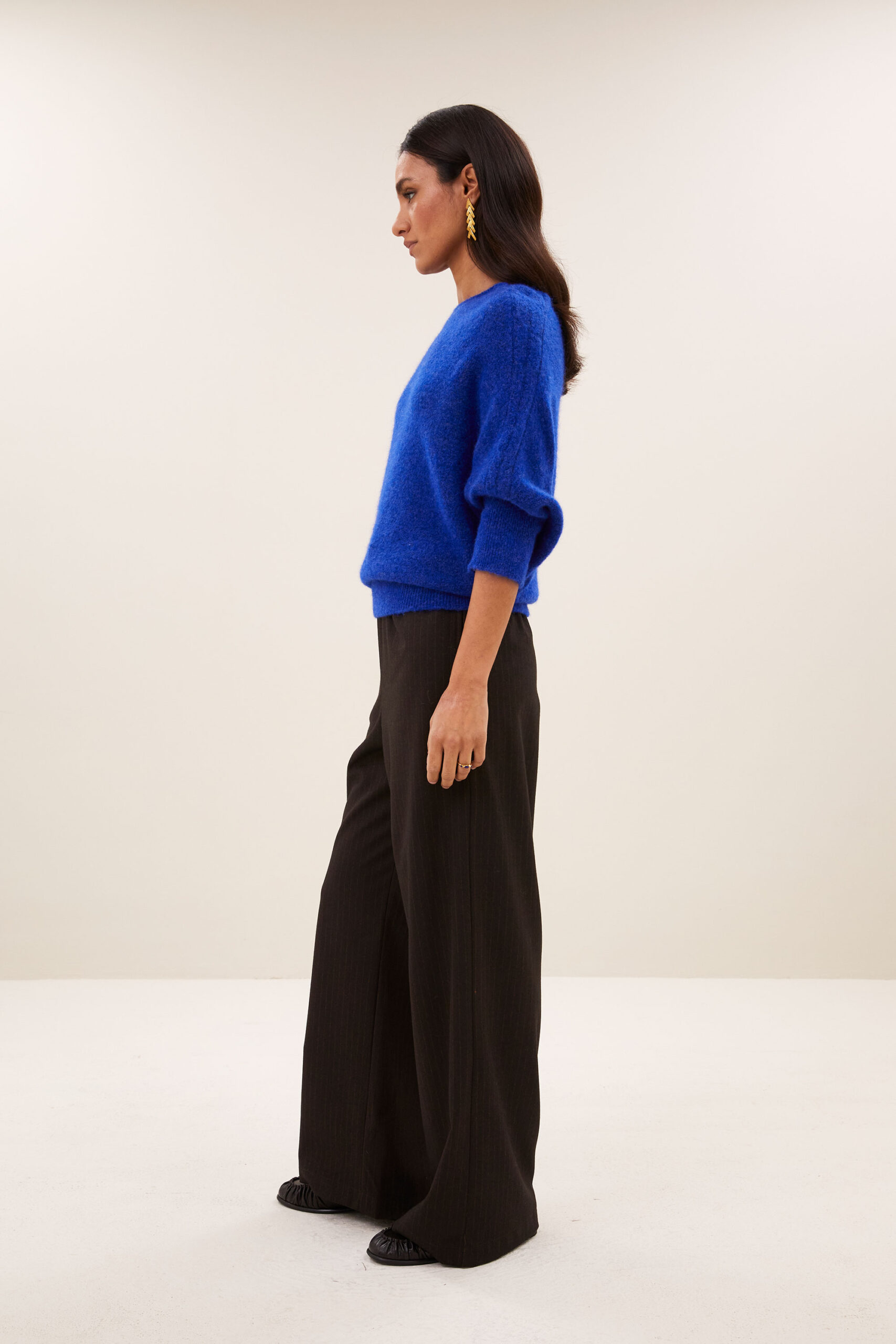 BA Alpaka-Mix Pullover mit Bootsausschnitt – Bild 3
