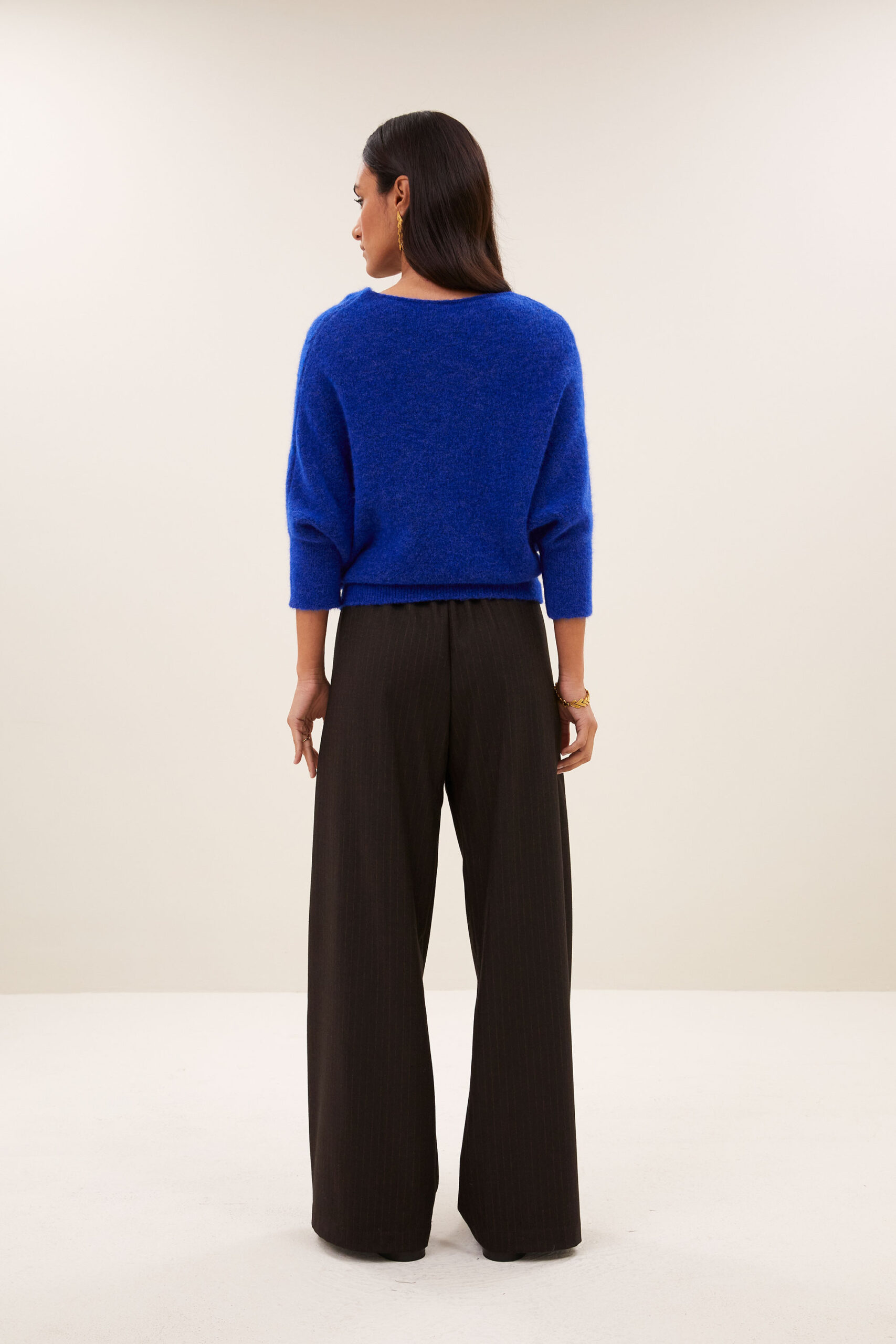BA Alpaka-Mix Pullover mit Bootsausschnitt – Bild 4