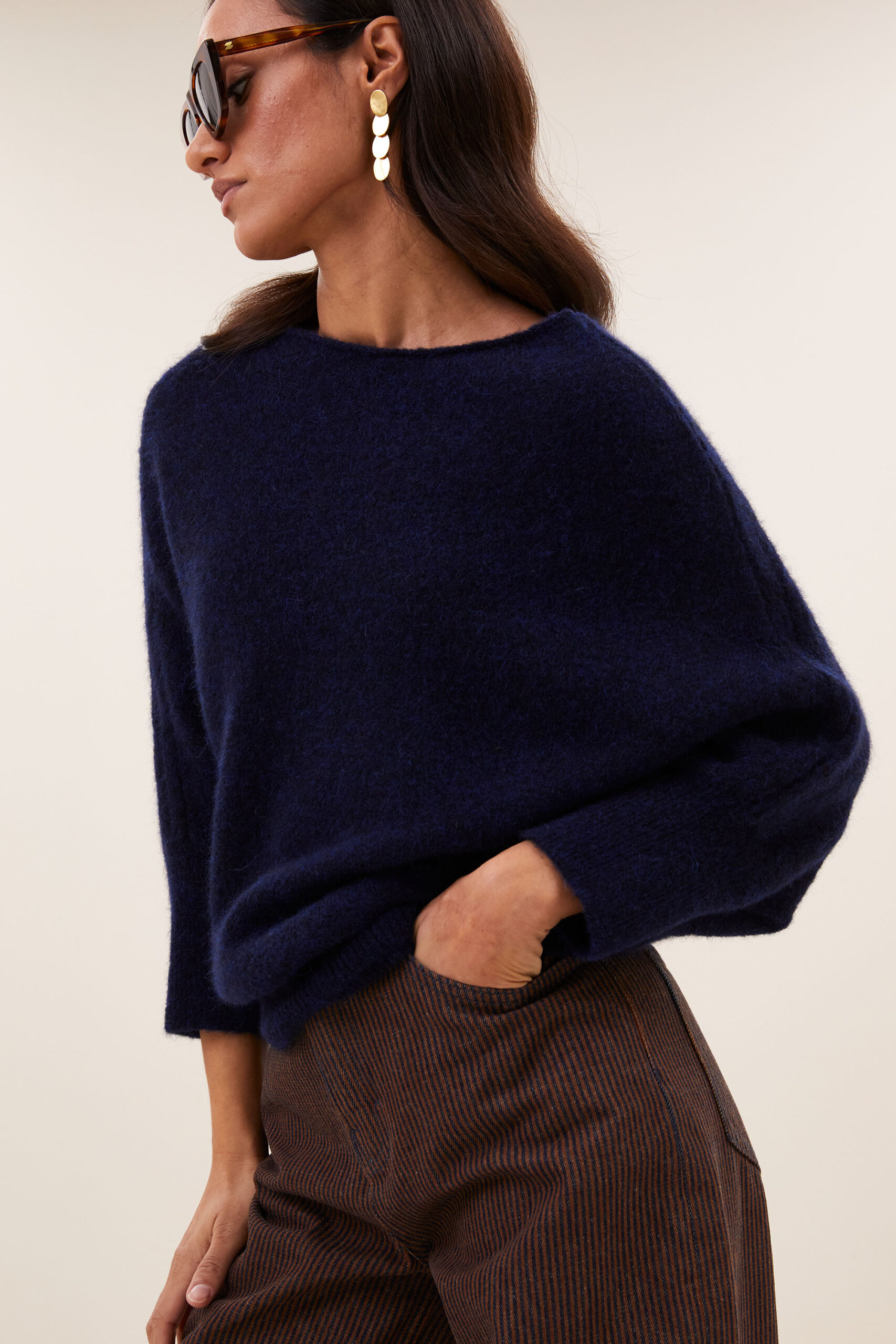BA Alpaka-Mix Pullover mit Bootsausschnitt – Bild 8