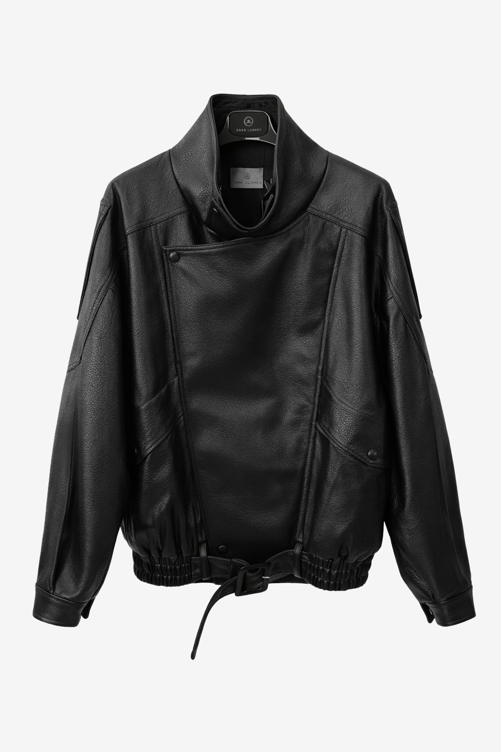 LJ Oversized Kunstleder Jacke – Bild 7