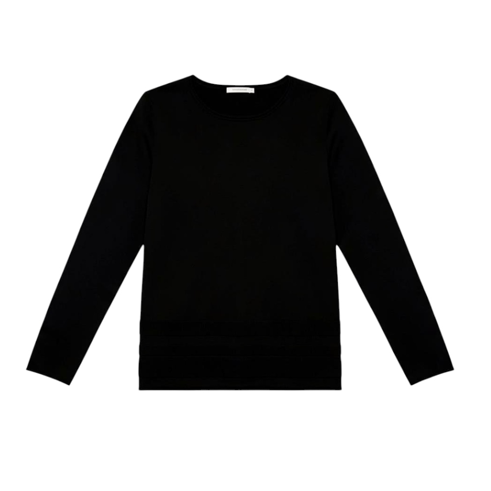 Vetono Pullover mit Rippenbund – Bild 5
